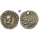 Römische Provinzialprägungen, Ionien, Ephesos, Marcus Antonius, Cistophor 39 v.Chr., ss+
