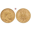 Deutsches Kaiserreich, Württemberg, Karl, 5 Mark 1877, F, vz, J. 291