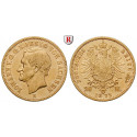 Deutsches Kaiserreich, Sachsen, Johann, 20 Mark 1873, E, ss, J. 259