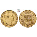 Grossbritannien, William IV., Sovereign 1832, 7,32 g fein, ss