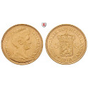 Niederlande, Königreich, Wilhelmina I., 5 Gulden 1912, 3,02 g fein, f.st