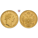 Österreich, Kaiserreich, Franz Joseph I., Dukat 1855, 3,44 g fein, ss