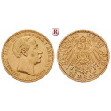 Deutsches Kaiserreich, Mecklenburg-Schwerin, Friedrich Franz III., 10 Mark 1890, A, ss, J. 232
