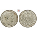 Deutsches Kaiserreich, Mecklenburg-Schwerin, Friedrich Franz IV., 2 Mark 1901, A, ss+, J. 85