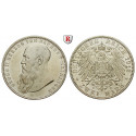 Deutsches Kaiserreich, Sachsen-Meiningen, Georg II., 2 Mark 1913, kurzer Bart, D, vz-st/f.st, J. 151b