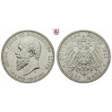 Deutsches Kaiserreich, Schaumburg-Lippe, Georg, 3 Mark 1911, auf den Tod, A, vz-st, J. 166