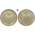 Deutsches Kaiserreich, Lübeck, 2 Mark 1901, A, st, J. 80