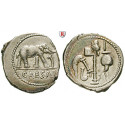 Römische Republik, Caius Iulius Caesar, Denar 49-48 v.Chr., ss-vz