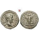 Römische Kaiserzeit, Septimius Severus, Denar 201, ss+