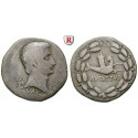 Römische Provinzialprägungen, Ionien, Ephesos, Augustus, Cistophor 27-26 v.Chr., ss