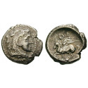Illyrien, Dyrrhachion, Drachme 344-300 v.Chr., ss/ss+
