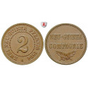 Nebengebiete, Deutsch-Neuguinea, 2 Neu-Guinea Pfennig 1894, A, ss-vz, J. 702