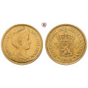 Niederlande, Königreich, Wilhelmina I., 5 Gulden 1912, 3,02 g fein, ss