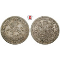 Hohenlohe, Hohenlohe-Neuenstein-Öhringen, Johann Friedrich, 1/8 Taler 1699, ss-vz