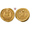 Römische Kaiserzeit, Theodosius II., Solidus 441-450, f.vz