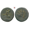 Römische Provinzialprägungen, Makedonien, Philippi, Claudius I., Bronze 41-68, ss