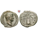 Römische Kaiserzeit, Hadrianus, Denar 134-138, ss-vz/ss