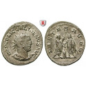 Römische Kaiserzeit, Gallienus, Antoninian 255-256, f.st