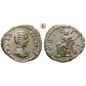 Römische Kaiserzeit, Julia Domna, Frau des Septimius Severus, Denar 207-209, vz+