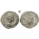 Römische Kaiserzeit, Julia Domna, Frau des Septimius Severus, Denar, f.vz
