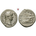 Römische Kaiserzeit, Hadrianus, Denar 134-138, ss+