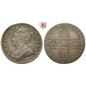 Grossbritannien, Anne, Shilling 1709, ss+/ss