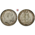 Grossbritannien, Edward VII., Florin 1905, ss+