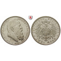 Deutsches Kaiserreich, Bayern, Luitpold, Prinzregent, 2 Mark 1911, 90. Geburtstag, D, f.st aus PP, J. 48