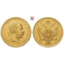 Österreich, Kaiserreich, Franz Joseph I., Dukat 1876, 3,44 g fein, vz-st
