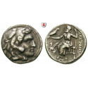 Makedonien, Königreich, Alexander III. der Grosse, Drachme 323-319 v.Chr., ss+