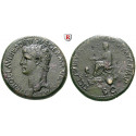 Römische Kaiserzeit, Nero Claudius Drusus, Vater des Claudius, Sesterz 41-54, ss-vz/ss