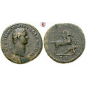 Römische Kaiserzeit, Domitianus, Sesterz 85, ss+/ss