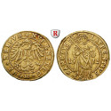 Nürnberg, Stadt, Goldgulden 1612, ss+