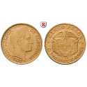 Kolumbien, Republik, 5 Pesos 1920, 7,32 g fein, ss-vz