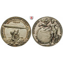 Verkehr, Luftfahrt, Silbermedaille 1924, vz-st