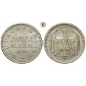 Weimarer Republik, 3 Mark 1924, Kursmünze, A, vz/vz-st, J. 312