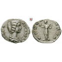 Römische Kaiserzeit, Julia Domna, Frau des Septimius Severus, Denar 199, ss-vz