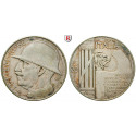 Italien, Königreich, Vittorio Emanuele III., 20 Lire 1928, Jahr VI, ss+