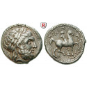 Makedonien, Königreich, Philipp II., Tetradrachme postum um 315-294 v.Chr., ss+/ss