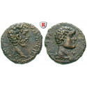 Römische Provinzialprägungen, Dekapolis, Gadara, Septimius Severus, Bronze Jahr 262 = 198-198, ss+