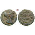 Römische Provinzialprägungen, Phönizien, Tyros, Autonome Prägungen, Bronze 152-153 n.Chr., ss-vz/ss