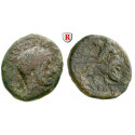 Römische Provinzialprägungen, Judaea, Caesarea Maritima, Volusianus, Bronze, s-ss/s
