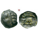 Gallien, Leuci, Potin-Einheit 100-50 v.Chr., ss