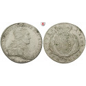 Sachsen, Albertinische Linie, Friedrich August III., Konventionstaler 1798, vz