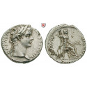 Römische Kaiserzeit, Tiberius, Denar 14-37, f.vz