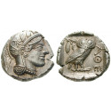 Attika, Athen, Tetradrachme 454-404 v.Chr., f.vz