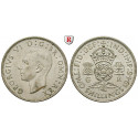 Grossbritannien, George VI., 2 Shilling 1946, prfr.