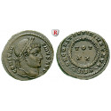 Römische Kaiserzeit, Constantinus I., Follis 320-321, vz+