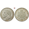 Frankreich, Napoleon III., 5 Francs 1870, f.vz