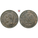 Frankreich, Napoleon III., 10 Centimes 1855, ss-vz